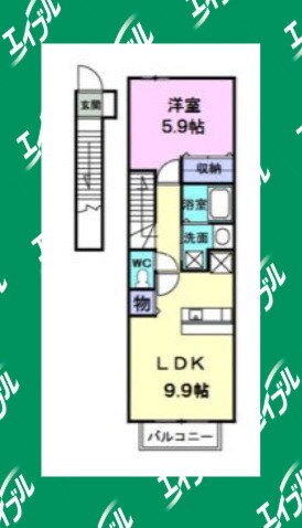 ジェンティーレの物件間取画像