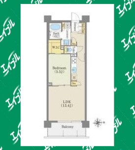 アデグランツ藤が丘の物件間取画像