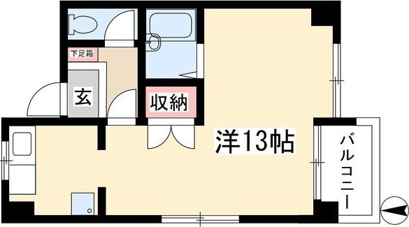 矢場町駅 徒歩8分 4階の物件間取画像