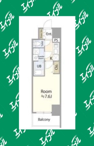 車道駅 徒歩6分 12階の物件間取画像