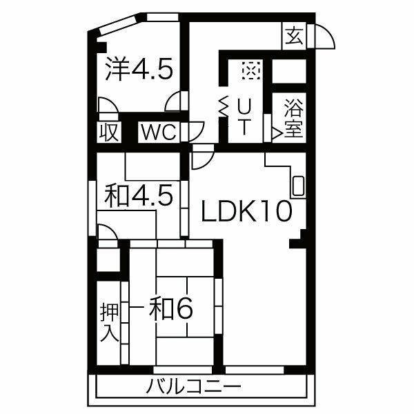 スカイメゾンの物件間取画像