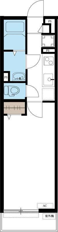 荒畑駅 徒歩3分 2階の物件間取画像