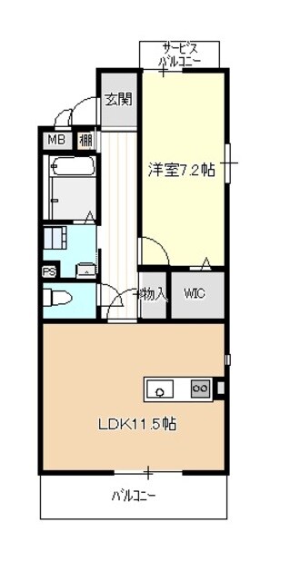 セレニティの物件間取画像