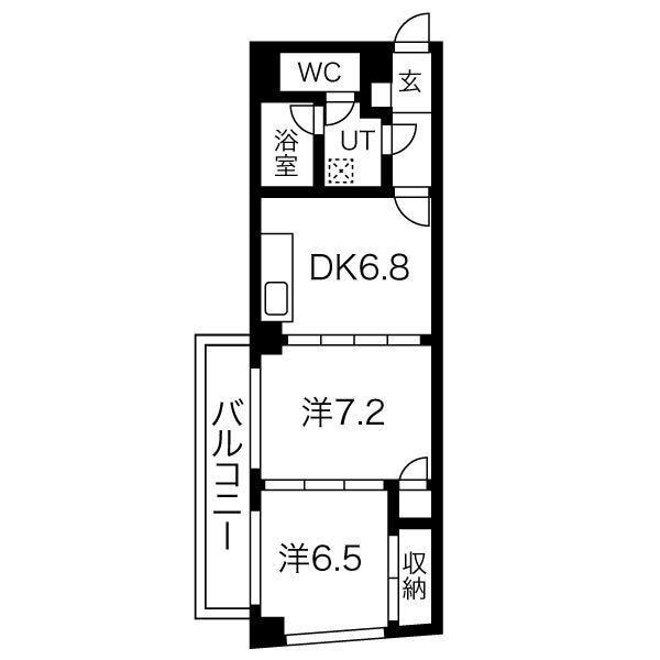 WIN大須の物件間取画像