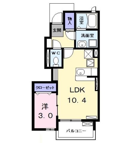カトルセゾンの物件間取画像