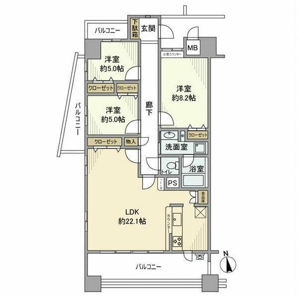 シティコーポ正木の物件間取画像