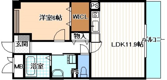 リアンリュー４３の物件間取画像