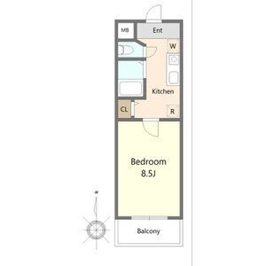 クレスト覚王山の物件間取画像