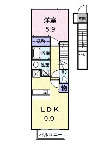 エトワールＭａｒｕｎｏの物件間取画像