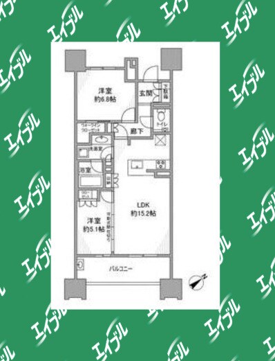 ザ・パークハウス名古屋の物件間取画像