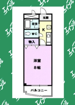 アベニュー名駅の物件間取画像