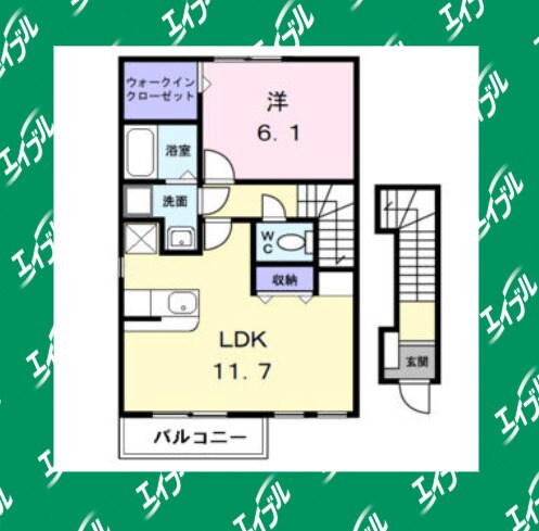 Ｍｏｏｎ　Ｐａｔｉｏの物件間取画像