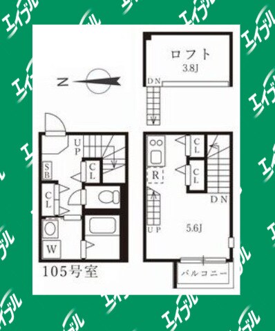 ハーモニーテラス上石川町Ⅱの物件間取画像