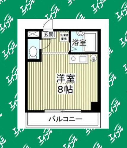 K&Tメンズハイツの物件間取画像