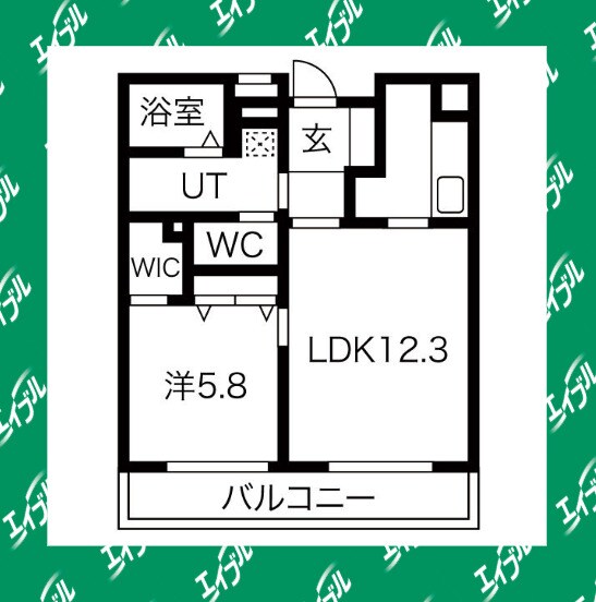 池下駅 徒歩7分 4階の物件間取画像