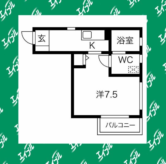 太閤通駅 徒歩6分 3階の物件間取画像