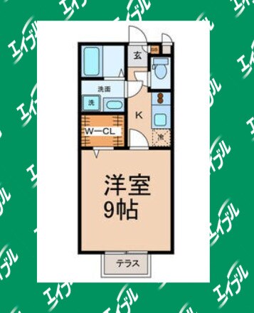愛知県名古屋市中村区二瀬町ハイツ 1階の物件間取画像