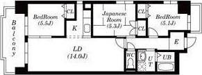 鶴舞駅 徒歩6分 11階の物件間取画像