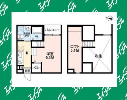 ココマンションの物件間取画像
