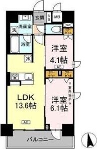 CEDAR　NORITAKEの物件間取画像