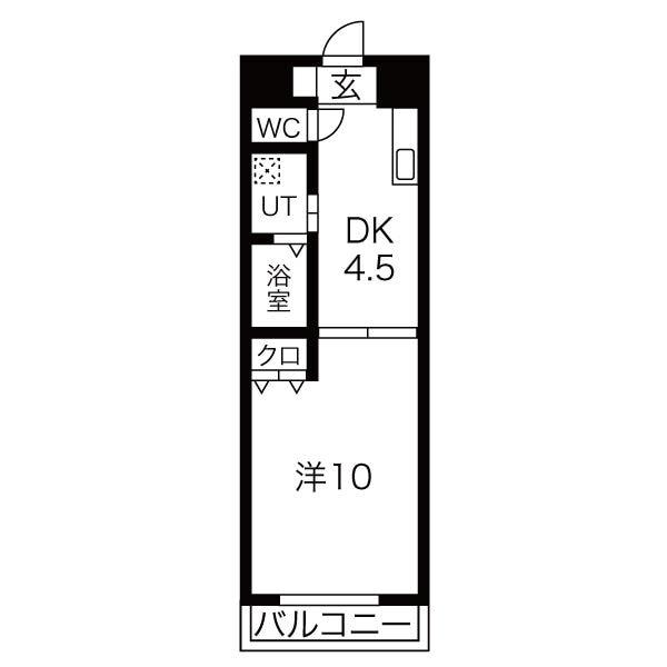 パレスサイド泉の物件間取画像