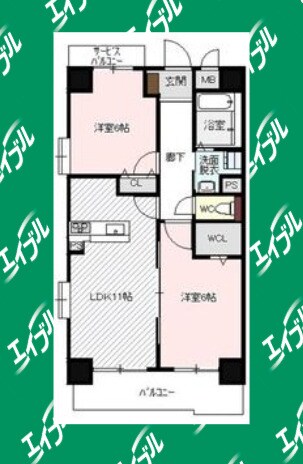 ボヌールレジデンスの物件間取画像