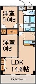 六番町駅 徒歩4分 4階の物件間取画像