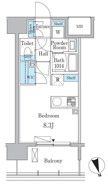 ルーエ今池の物件間取画像