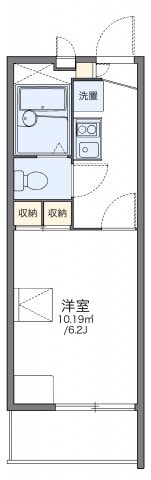 レオパレス城屋敷１１０の物件間取画像