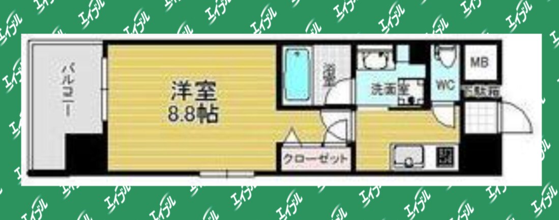 エスペランサ上前津の物件間取画像