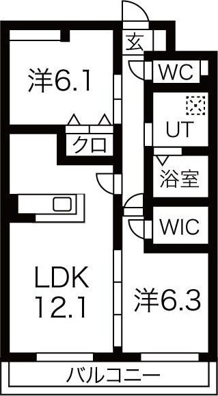 GRANDUKE松原の物件間取画像