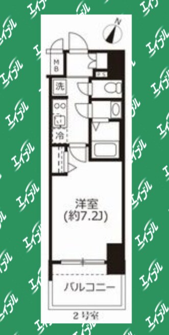 アドバンス名古屋モクシーの物件間取画像