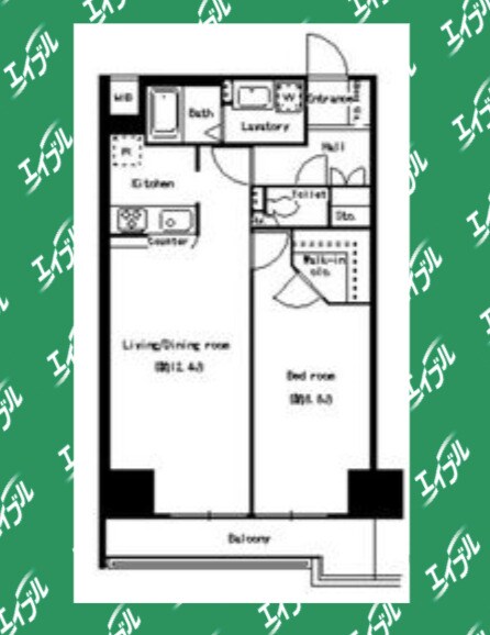 パークアクシス丸の内の物件間取画像