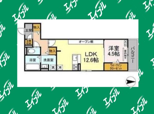 セレスティア森末町の物件間取画像