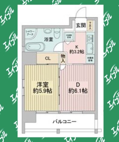 レインボーピア記念橋の物件間取画像
