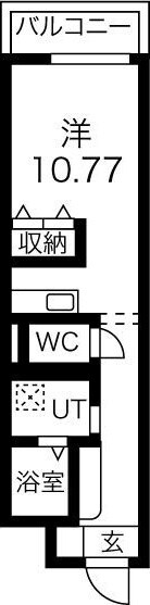 アソシエ黒川の物件間取画像