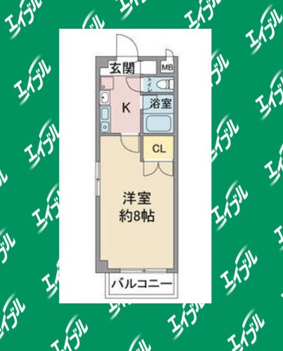 レージュ松原の物件間取画像