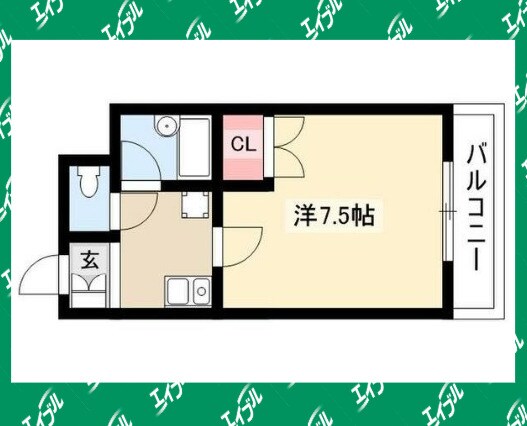 星ヶ丘駅 徒歩10分 4階の物件間取画像