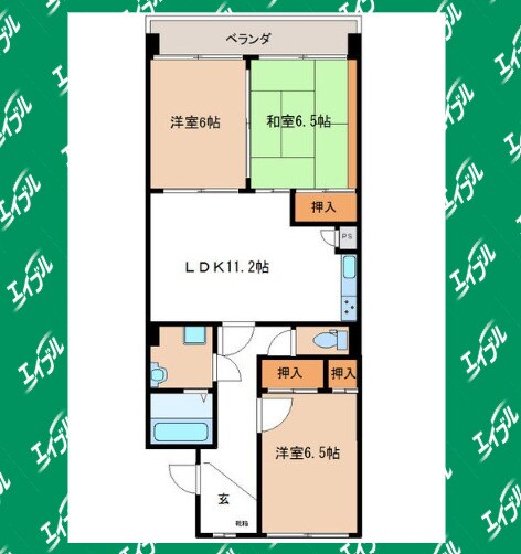 上社駅 徒歩22分 1階の物件間取画像