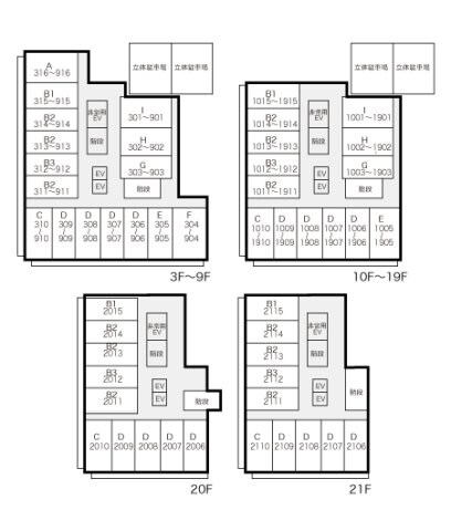 レオパレスＦｌａｔ新栄の物件内観写真