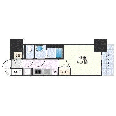 プレサンスＴＨＥ大須観音の物件間取画像