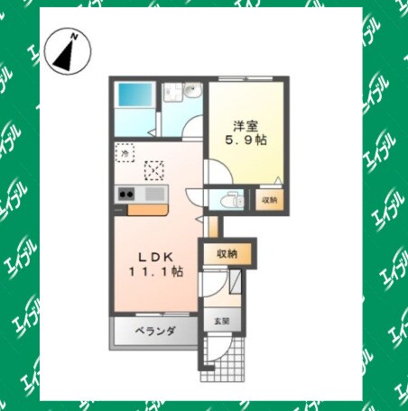 ジェントリーの物件間取画像