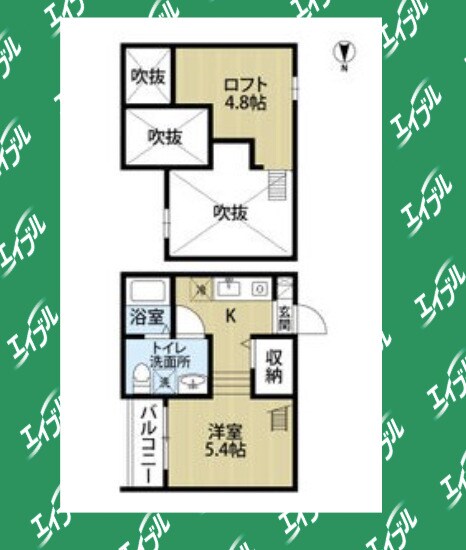 ロッカフォルテの物件間取画像