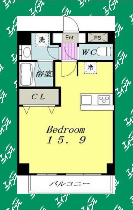 Canal Eastの物件間取画像