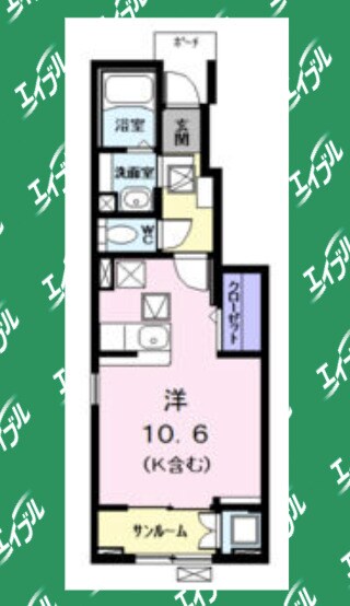 ルミエール明野の物件間取画像