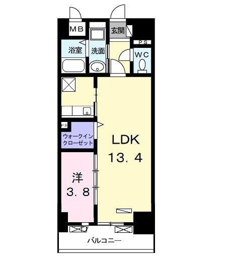 上前津駅 徒歩5分 4階の物件間取画像