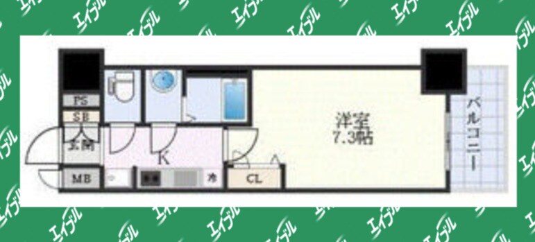 プレサンス栄フェルの物件間取画像