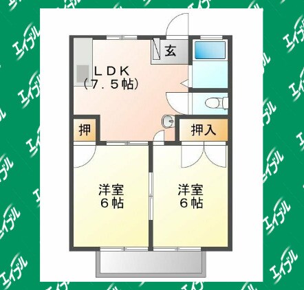 サンシティーWIの物件間取画像