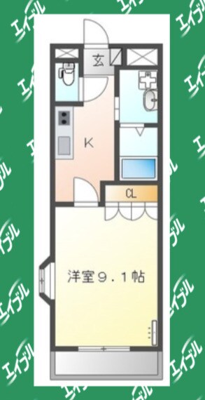 サンライフ　ハサマの物件間取画像
