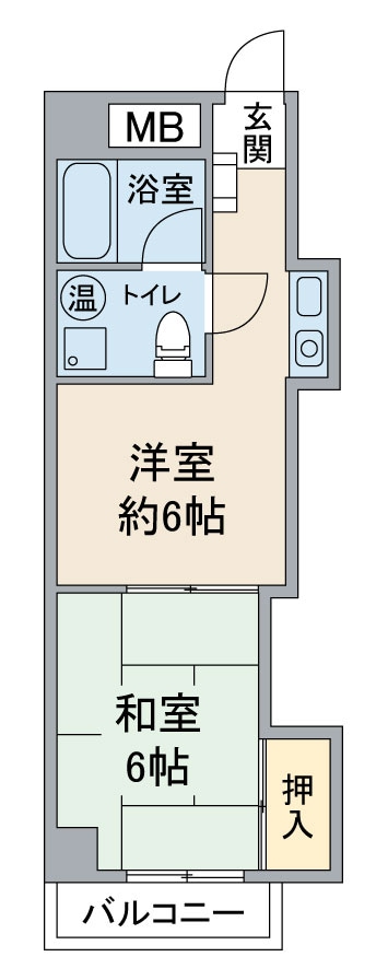 メゾンパール泉の物件間取画像